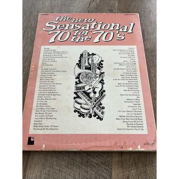 The New Sensational 70 for the 70's  Featuring Piano/Vocal/Chords F0050SM2 - Picture 4 of 5